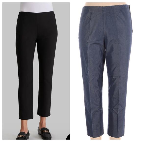 Peace Of Cloth Panticular Lisa Ankle High Rise Trousers Size 14 Blue Grey - Picture 1 of 16